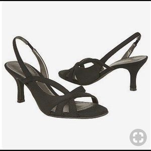 Black evening shoe size 11